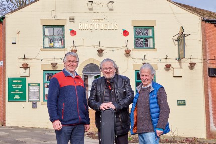 Jack and Mary's Boys outside the Ring O Bells